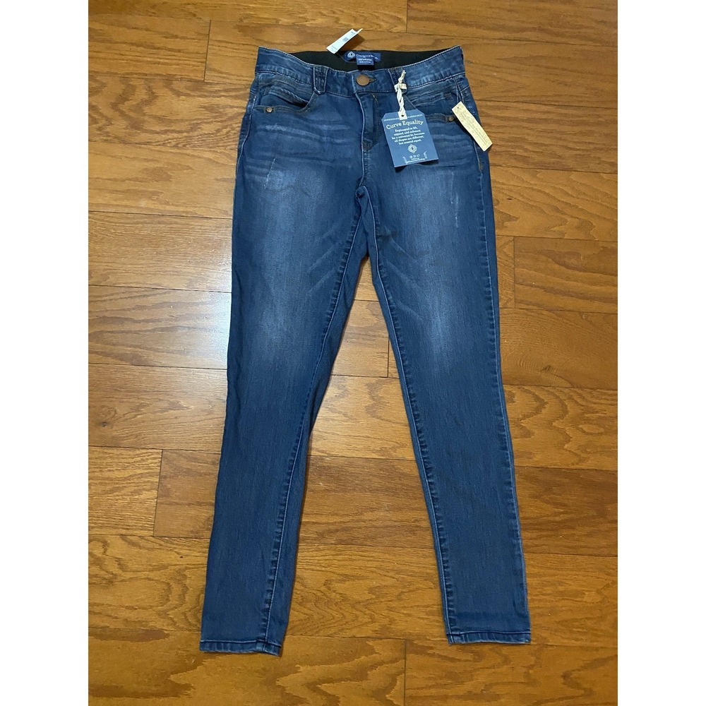 Democracy Jeans Women's Size 6 Blue Ab Technology Curve Ankle Skimmer NEW! $55‎